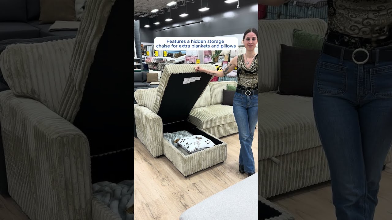 JUNEAU Interchangeable Sectional Sofa Bed With Storage