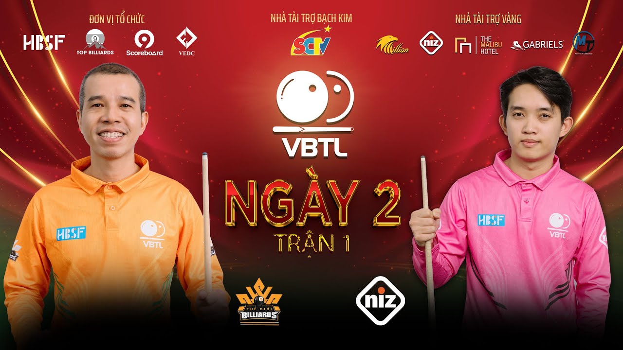 THẾ GIỚI BILLIARDS VS NIZ | TRẬN 1 | NGÀY 2 | VBTL SEASON 1 2025