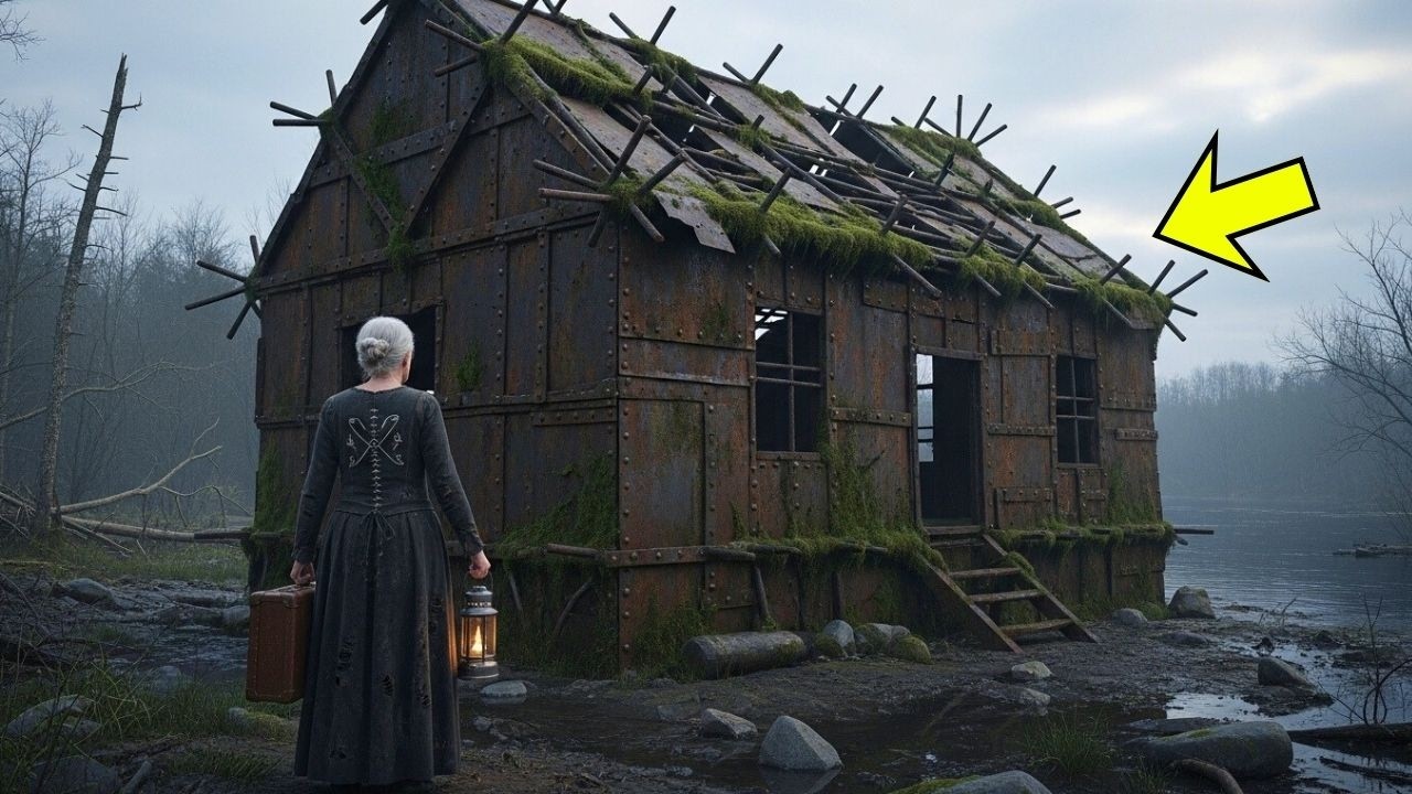 ALTE WITWE zog in eine mittelalterliche EISENHÜTTE, und entdeckte das GEHEIMNIS darin...