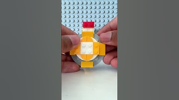 How to make a custom Real Madrid logo in LEGO #legobuilding