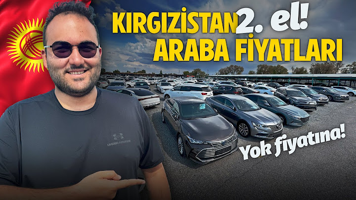 ORTA ASYANIN EN BÜYÜK ARABA PAZARI