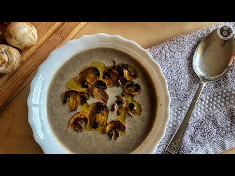 10 Min Mushroom Soup| Silky Creamy Mushroom Chicken Soup| Healthy