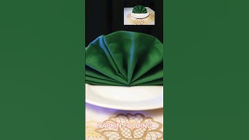 STAND FAN NAPKIN FOLDING