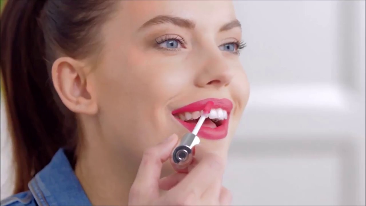 Видеоурок красоты Как наносить жидкую помаду - YouTube