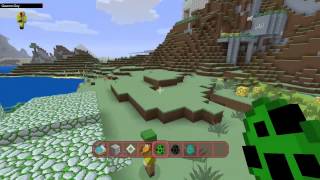 Minecraft (XBOX ONE/PS4) - TEXTURE PACK SHOWCASE - CARTOON, HALO, CANDY +MORE