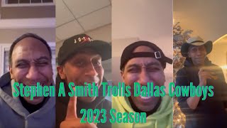 Stephen A Smith Trolls Dallas Cowboys 2023 Season