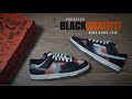 Unboxing black graffiti 2022 nike dunk low