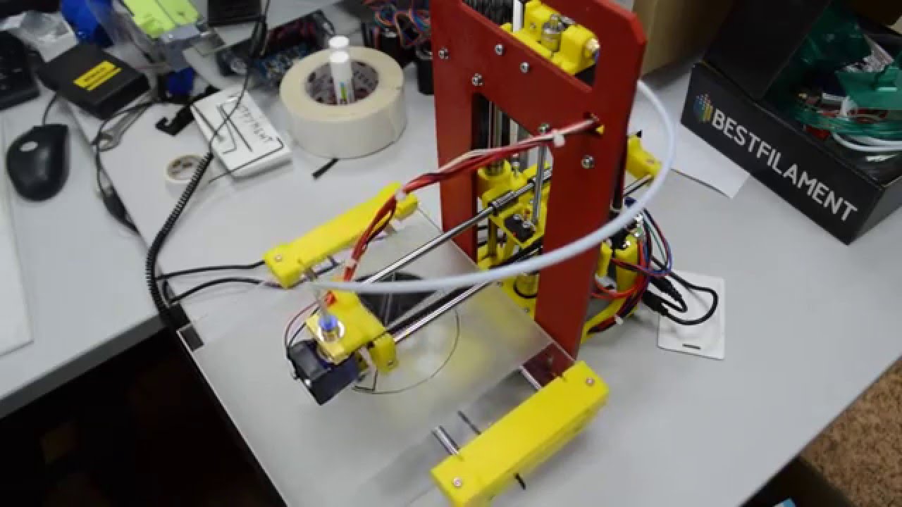 3d printer MC7 prime mini. Тестовая фигура - YouTube
