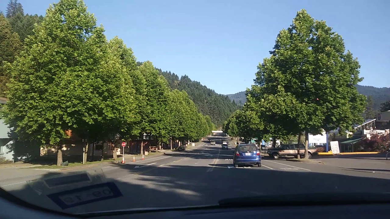 Driving  highway 299 highway 96 CA 2019