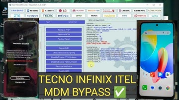 REMOVE MDM LOCK BYPASS TECNO INFINIX ITEL SAMSUNG TSM TOOL