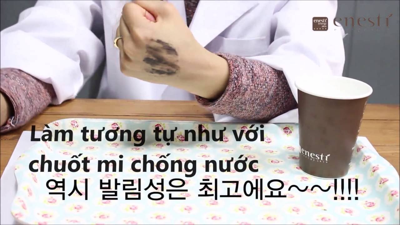 [Thử nghiệm] Chuốt mi chống nước và dầu tẩy trang Enesti