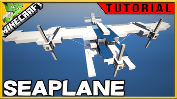 Minecraft watervliegtuig tutorial - bouw eenvoudig mee!
