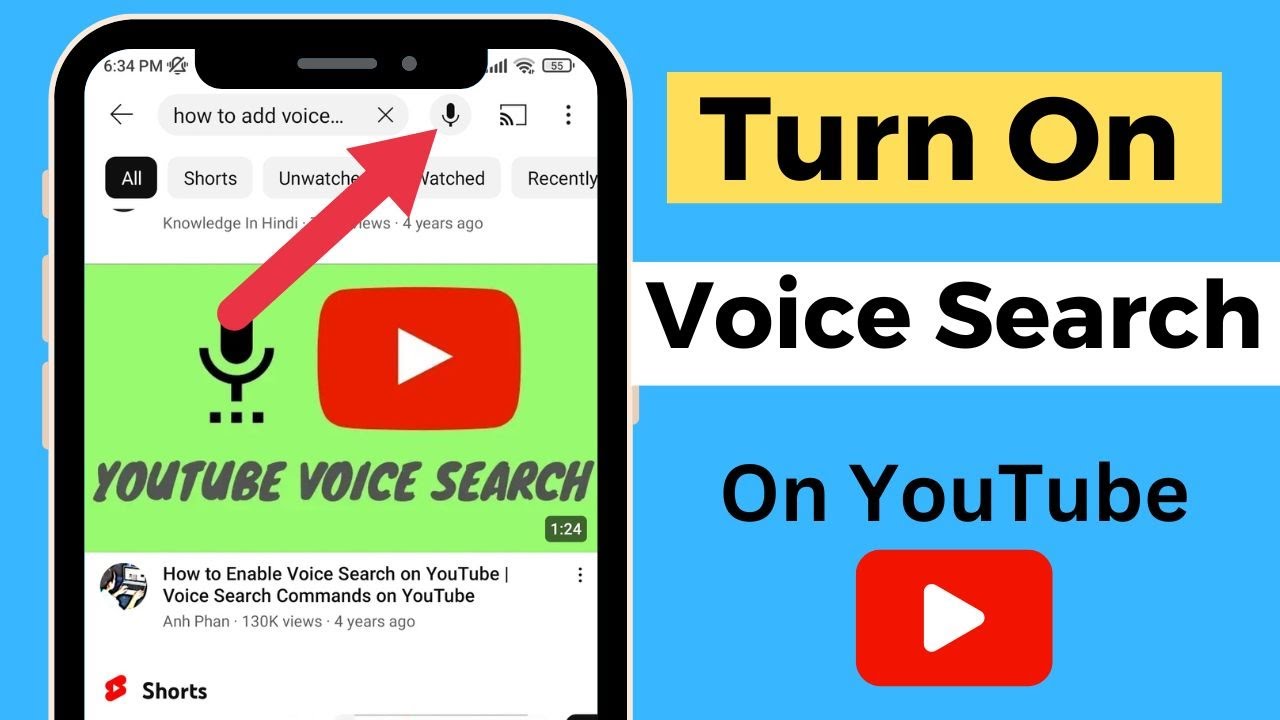 How to Turn on Voice Search on YouTube