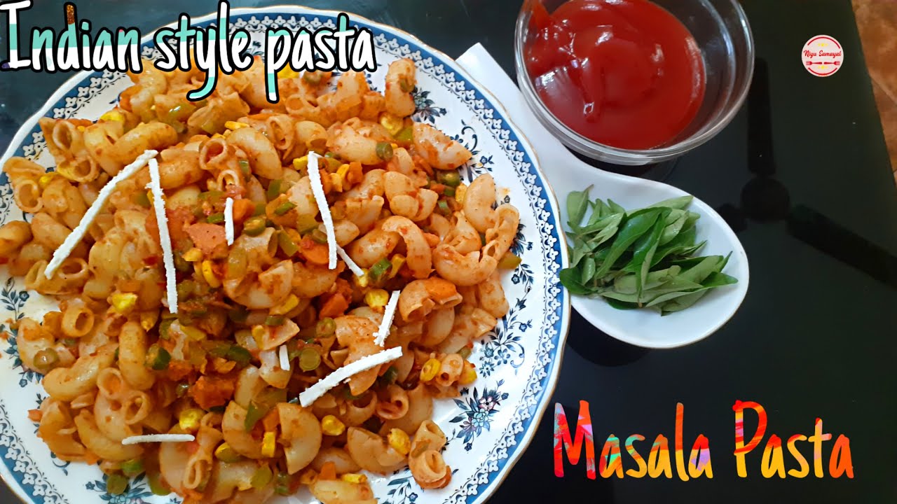 Masala pasta Recipe in Tamil | Spicy Indian Style Pasta - YouTube