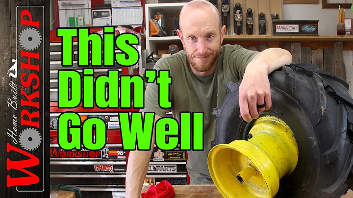 Changing Garden Tractor Rear Tires | This was harder than I thought