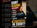 $600 Fine + 4 Days Community Work Program – Real Courtroom Hearing.