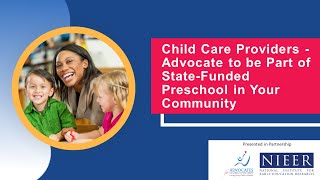 #ChildCare Providers - Become a Part of Public #PreK in Your Eligible #NJ School District!