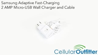 Samsung Adaptive Fast-Charging Micro-USB Wall Charger/Cable | CellularOutfitter.com
