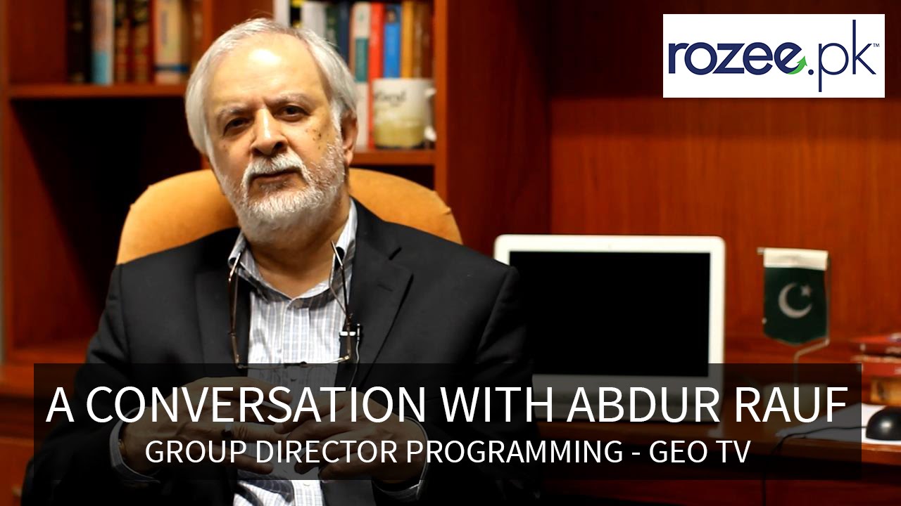 A Conversation with Abdur Rauf -- ROZEE Weblog - YouTube