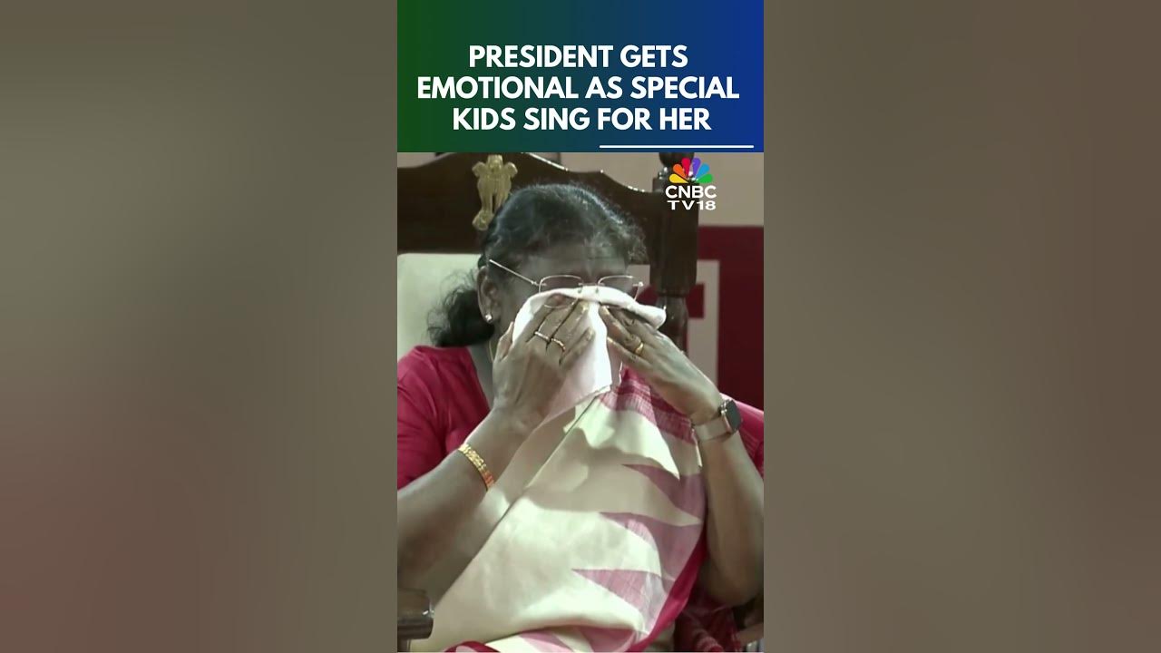 President Murmu Gets Emotional as Visually Impaired Kids Sing Birthday Song | N18S