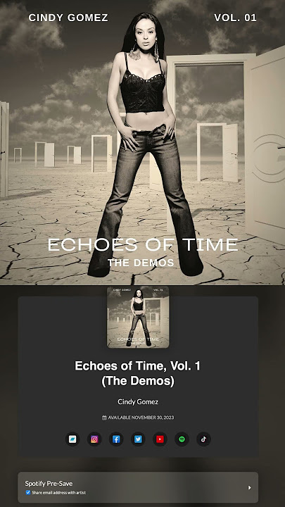 Flowers from album #echoesoftime by Cindy Gomez #poprock #poprockmusic  #newsinglerelease
