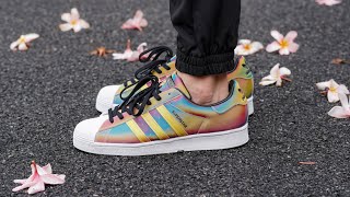 adidas superstar rainbow shoes
