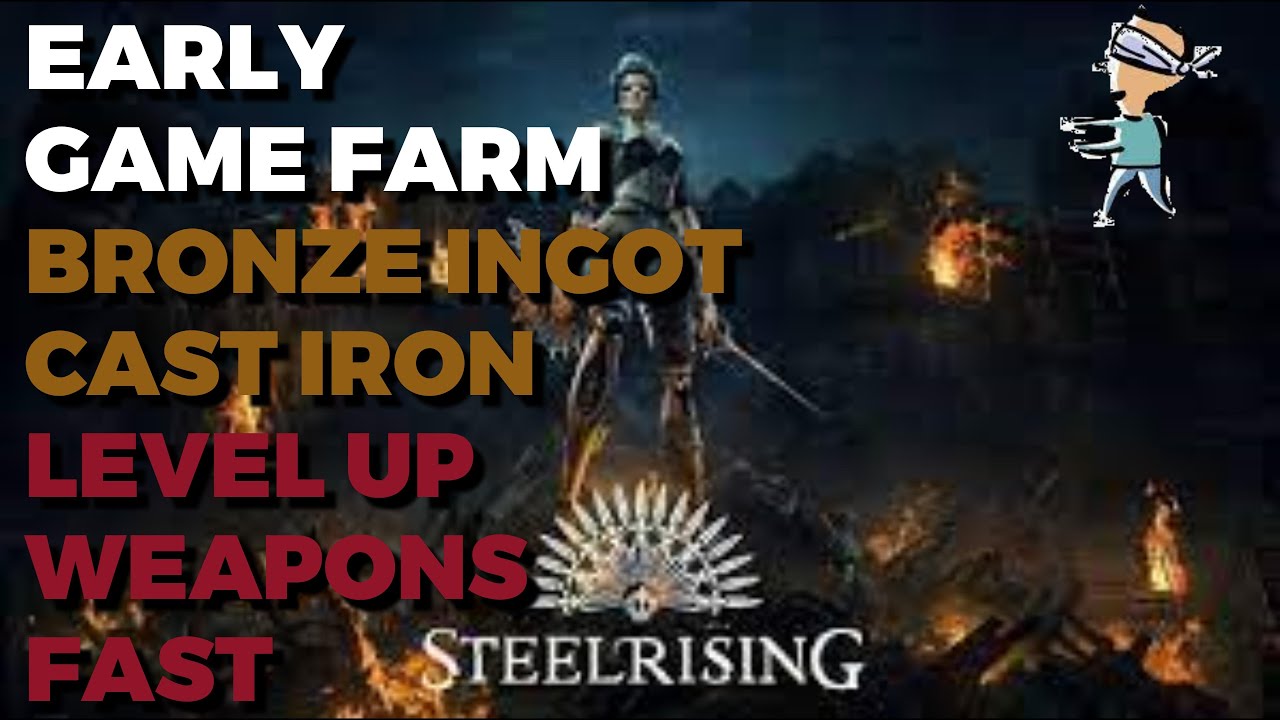 STEELRISING Early Game FAST Bronze Ingot & Cast Iron Farm YouTube