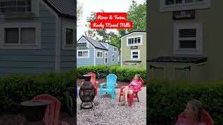 Morning Coffee at River & Twine Tiny Homes, Rocky Mount Mills, #NorthCarolina #rockymount