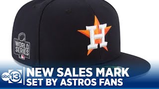 Astros fans set new sales mark for World Series merchandise