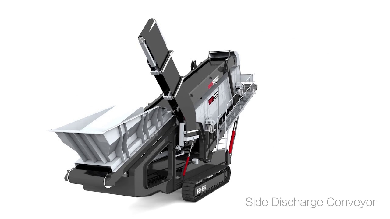MPEX Mobile Inclined Screens Animation