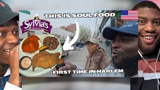 🇬🇧BRITS REACTS TO - British Couple Explores Harlem & Tries Soul Food For the first time!!