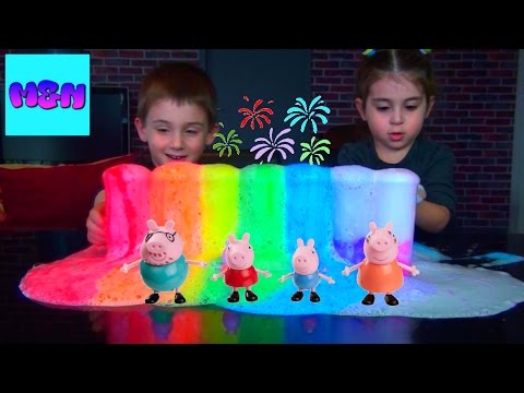 გოჭი პეპა ფერადი ქაფი ექსპერიმენტი პეპა გოჭის ოჯახი გოჭი პეპა ქართულად Color Foam Peppa Pig