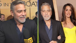 George Clooney Admits Amal's Red Carpet Looks Leave Him 'Embarrassed' About His Own