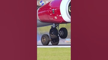 Aircraft landing gear grounding process, this time finally see clearly.#flight #captain #landing