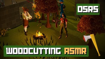OSRS ASMR🌲Binaural Whispered Woodcutting Journey🪓Nostalgic RuneScape + Forestry