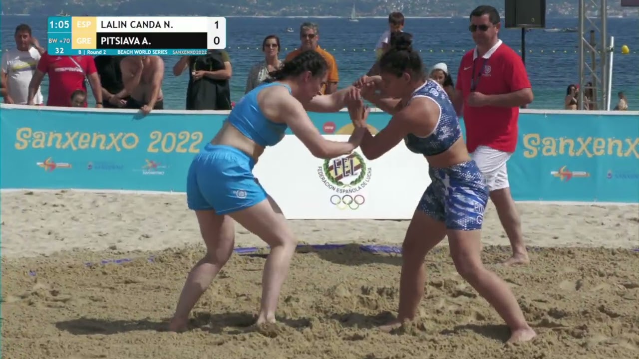 Round 2 Women's BW - +70 kg: N. LALIN CANDA (ESP) v. A. PITSIAVA (GRE)