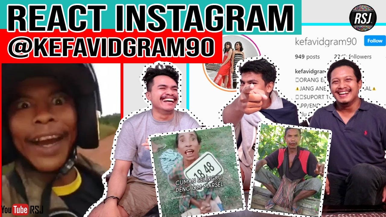 REACT INSTAGRAM KEFAVIDGRAM90 - YouTube