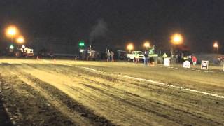 Shawn Mebruer's first pull at Boone County fair.