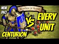 Centurion vs every unit return of rome  aoe ii de