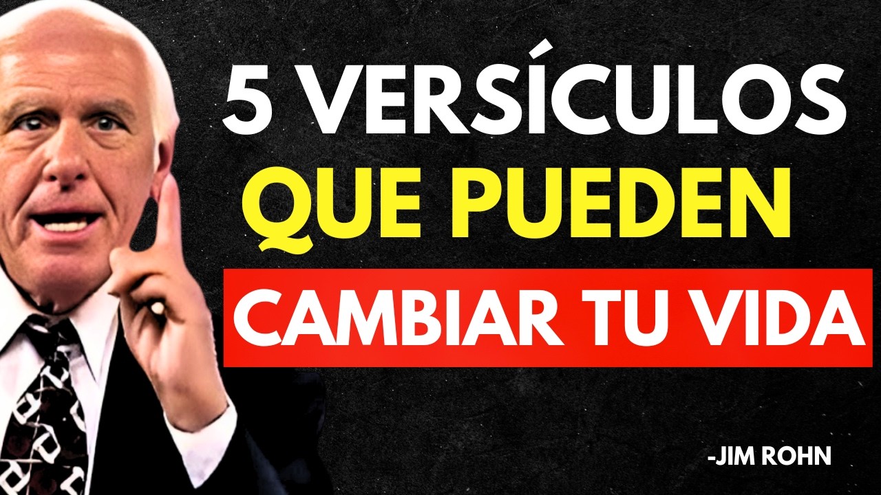 5 VERSÍCULOS DE LA BIBLIA QUE PUEDEN REINICIAR TU VIDA - Jim Rohn Discurso Motivacional