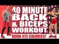 40 Minute VALENTINE'S DAY BACK AND BICEPS WORKOUT 🔥BURN 475 CALORIES!* 🔥with Sydney Cummings