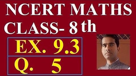 Q. 5 EX. 9.3 CLASS 8 (Algebraic Expressions and Identities) || NCERT MATHS || By Bharat Sir