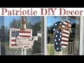 Patriotic DIY/ Red White & Blue Decor Ideas