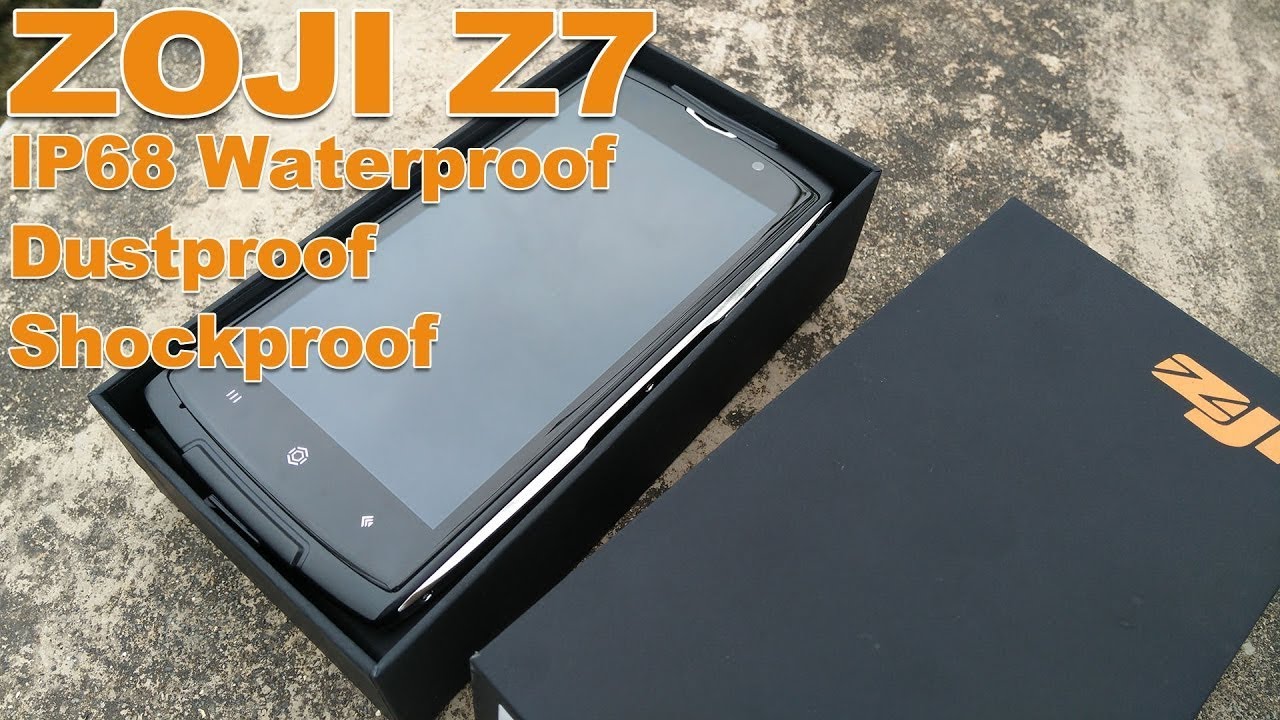 HOMTOM - ZOJI Z7 Unboxing & Hands-on Review - IP68 Waterproof & Dustproof & Shockproof Smartphone