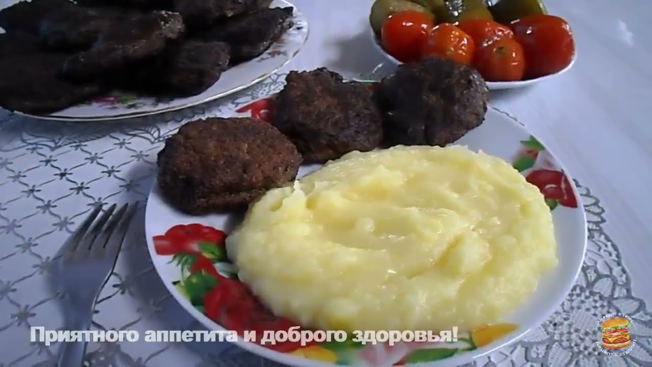 Котлеты из говяжьей печени