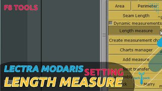 Lectra Modaris Tutorial | Length Measure Setting | Techpack.id