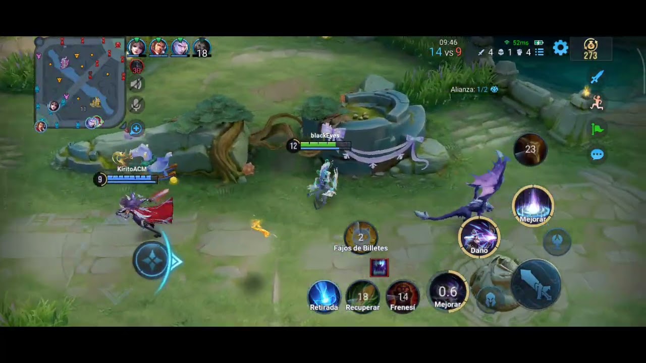 Garo salvando la partida con un AFK!! 