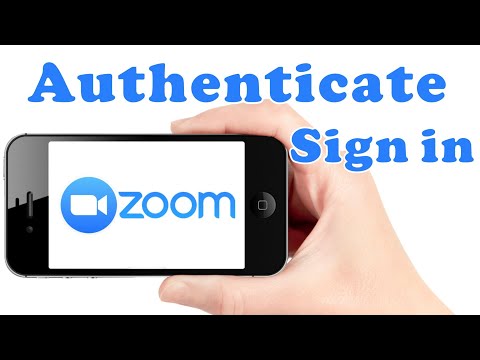 How To Sign In And Authenticate In Zoom | How to sign in zoom | sign in zoom meeting | zoom sign up