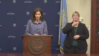 Gov. Noem calls for a 'pause,' delivers COVID-19 speech Thursday, March 25