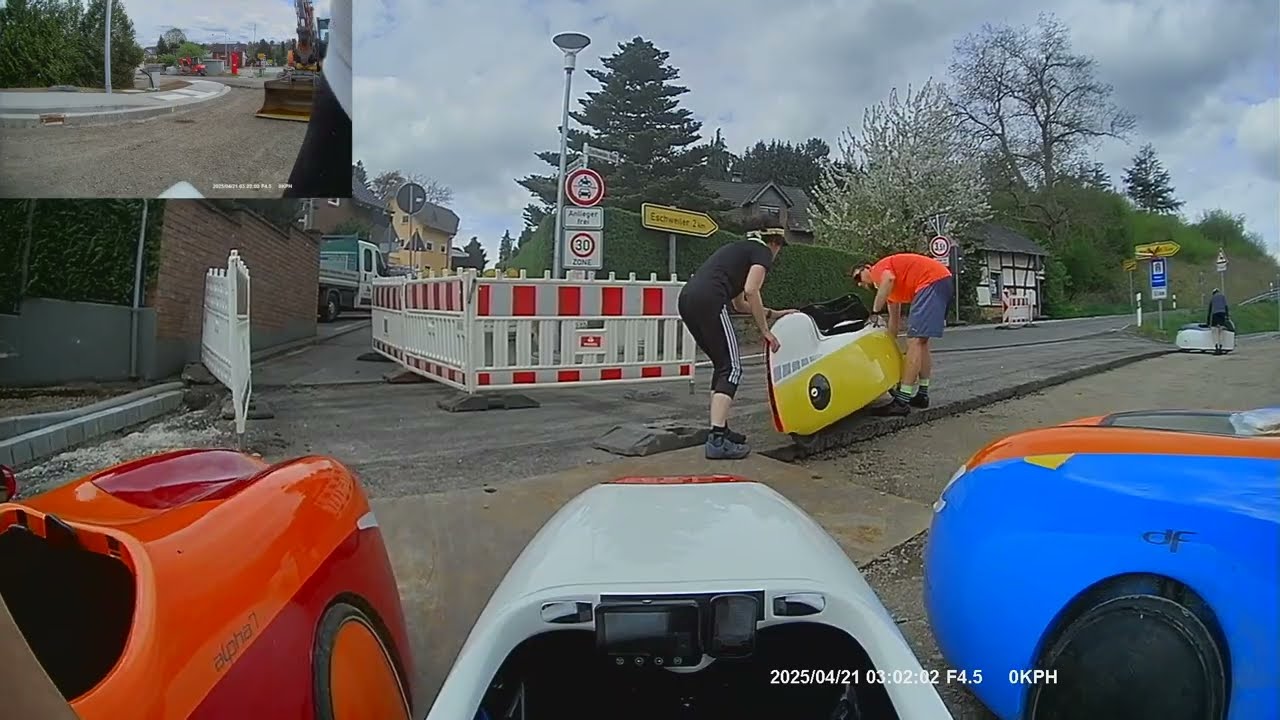 W9S Velomobile: the Ahr River Source Ride: Bonn/Blankenheim Loop